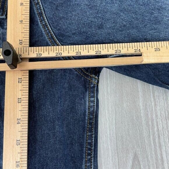 Free People x SANDRINE ROSE Tres Cool Oversized Denim Jean Jacket Medium Wash S - Picture 8 of 9